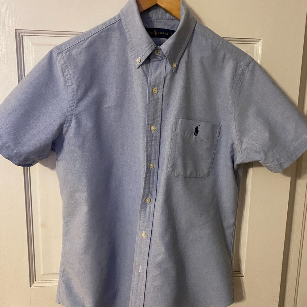 Ralph Lauren, short sleeve button down.